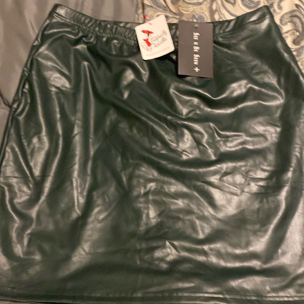 Leather skirt